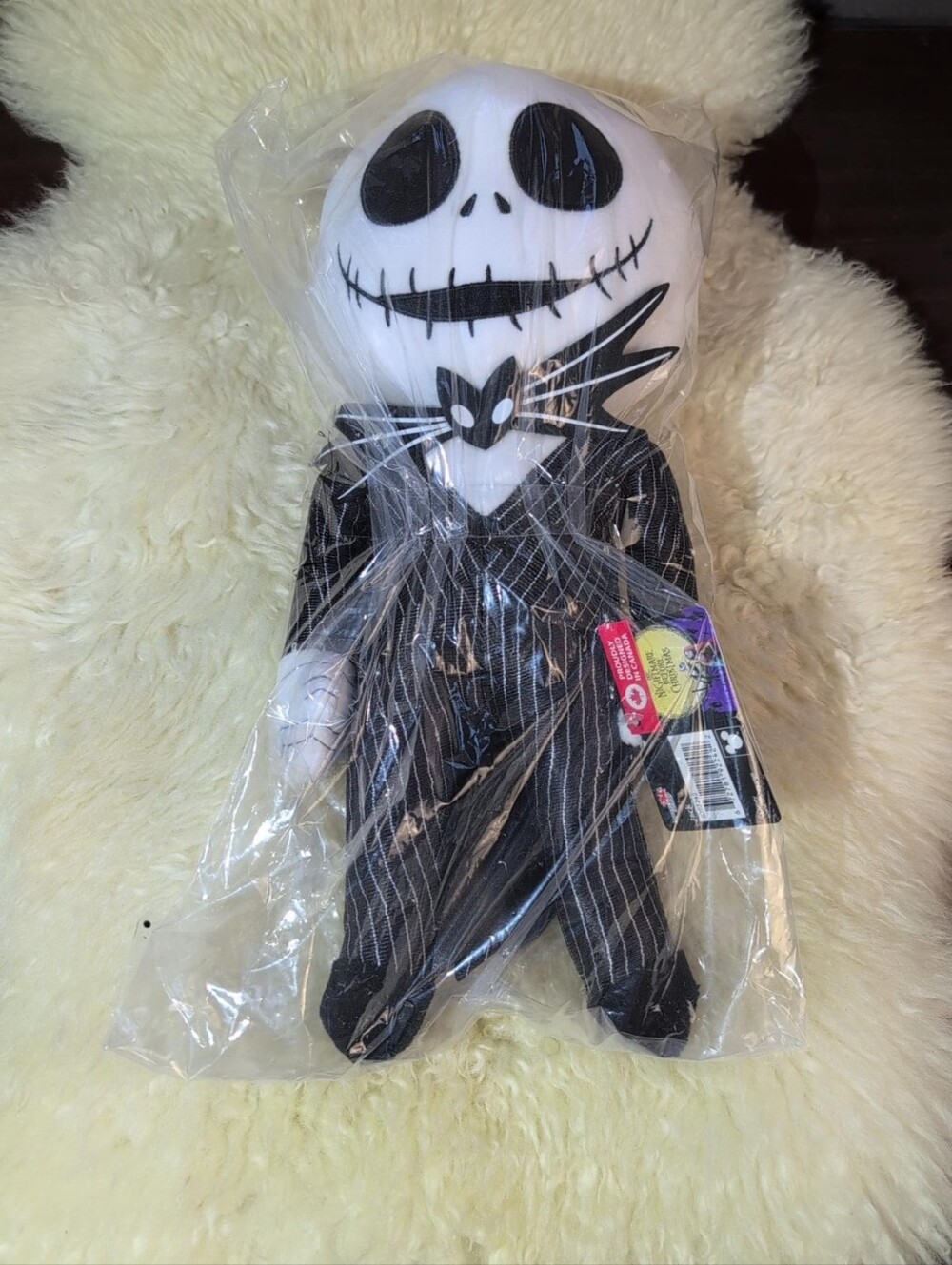 Disney The Nightmare Before Christmas Jack Skellington Plush Doll New With Tags